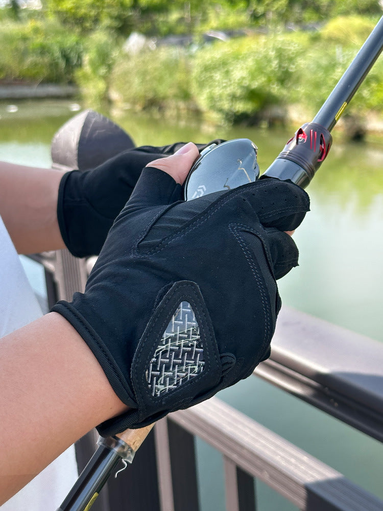 Jane Pula Shirley non-slip fishing gloves wear, sun, breathable